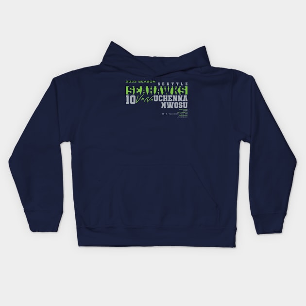 Nwosu - Seahawks - 2023 Kids Hoodie by Nagorniak